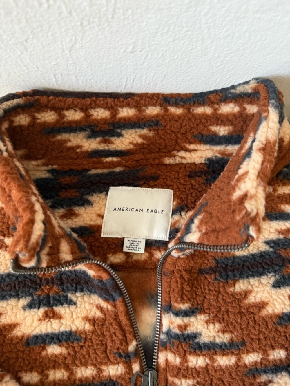 American eagle Aztec Sherpa jacket - Picture 3 of 3